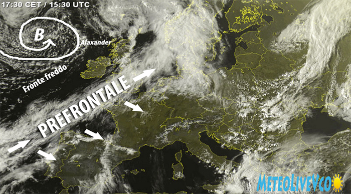 Dai 30 gradi all'arrivo della perturbazione Alexander. E' la primavera....