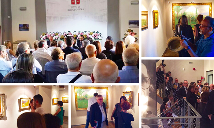Sino ad ottobre in piazza mercato La mostra "Tra Guercino e De Nittis". Video e foto