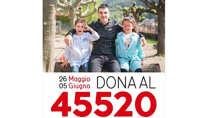  Campagna tv su Mediaset e sms solidale per il Cantante della Solidarietà