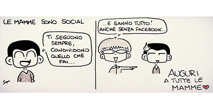 Due Vignette di Sapo per la Festa della mamma