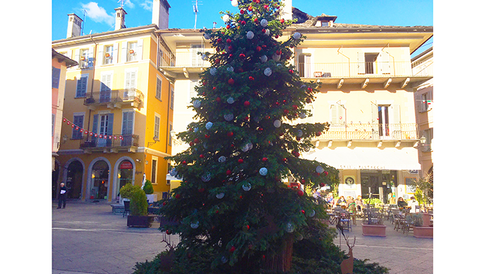 Domo si fa bella per il Natale, luminarie ed albero in piazza Mercato