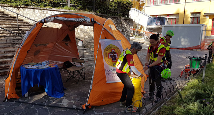 Matteo Gasparini docente al corso per Coordinatore operazioni di ricerca del Soccorso alpino