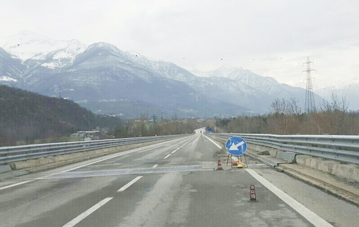 Superstrada dell'Ossola, chiude un tratto per la sostituzione dei giunti