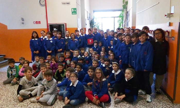 alunni villa defibrillatore 2
