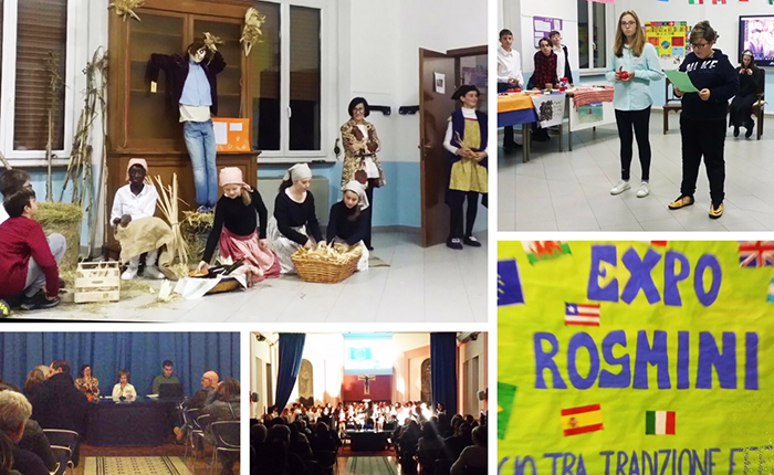 "Expo Rosmini", viaggio tra culture e tradizioni per gli alunni della scuola media Rosmini. Video