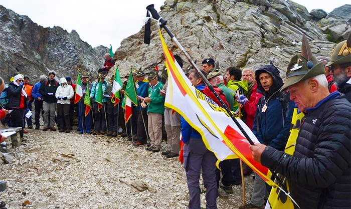 Alpini di Alagna e dell'Anzasca in gita al Passo del Turlo. Fotogallery
