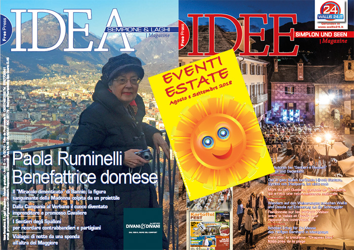 Ecco il nuovo numero del nostro magazine Idea/Idee di agosto
