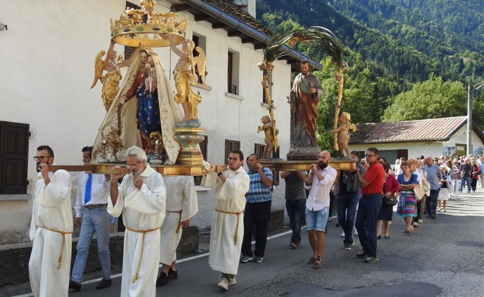 Festa della Madonna della Cintura a Vanzone con San Carlo. Fotogallery e video