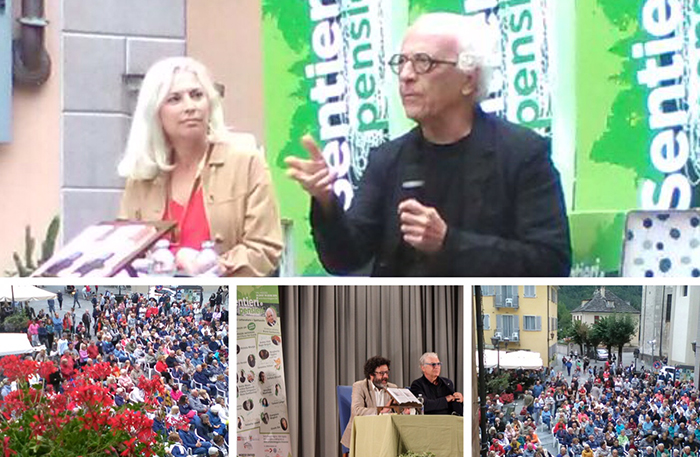 Giampiero Mughini e Gioele Dix per il gran finale di "Sentieri e Pensieri"