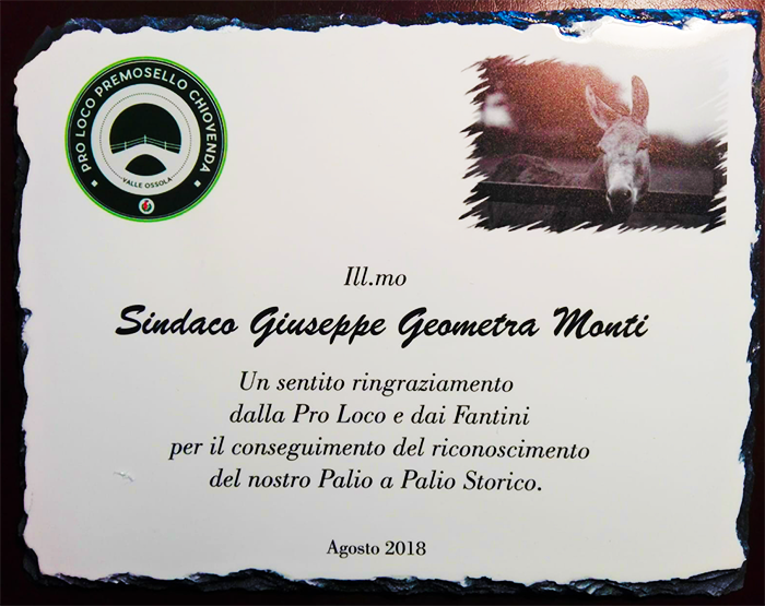 targa monti proloco premosello
