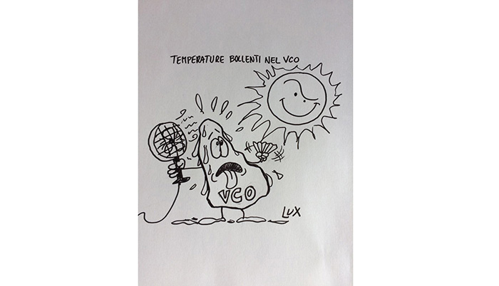 La nuova “calda” vignetta di Carlo Lux