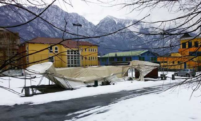 Raccolta fondi per una nuova tensostruttura  per l'Oratorio. Era crollata a causa della neve