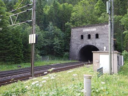 Bauprojekt Loetschberg Scheiteltunnel Nordportal 1