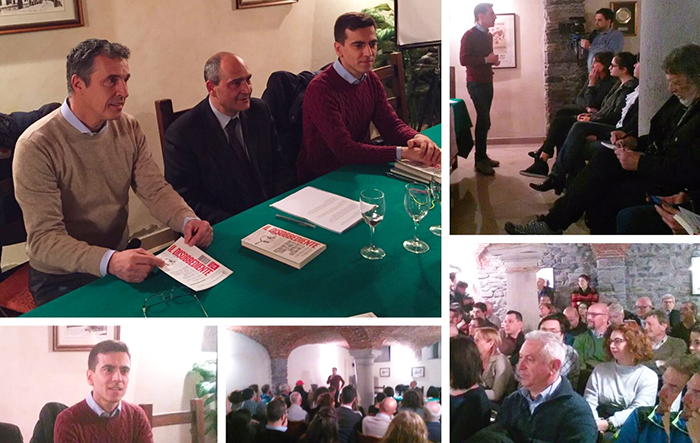 Tanti per la presentazione del libro “Il Disobbediente” di Andrea Franzoso. Video
