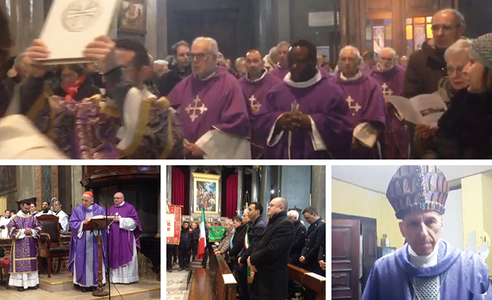 Il Cardinal Severino Poletto in Collegiata per onorare Antonio Rosmini. Video