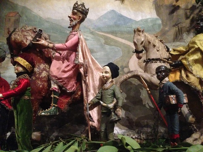 Smontato il presepe le statue della Noga del '800 devono  essere restaurate