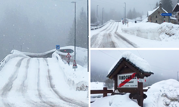 Formazza, resta chiusa a fasce orarie la strada SS 659. Video