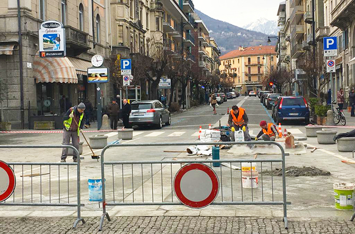 Domo: terminati i lavori in corso Ferraris, ora l'assestamento