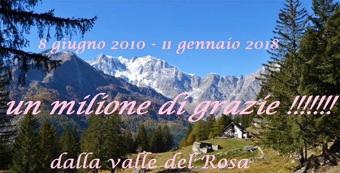 Un milione di visite per lavalledelrosa.it