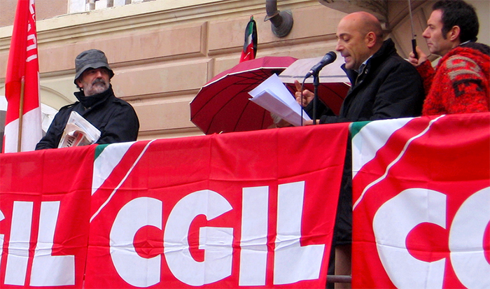 Critiche a Pizzi dalla Cgil: “Insensibile a non partecipare alla festa del lavoro”