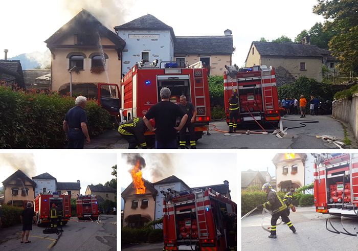 Domate le fiamme al Ristorante Divin Porcello, ingenti i danni. Fotogallery