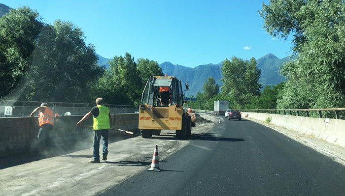 Superstrada ossolana, restringimento della carreggiata sino al 9 luglio