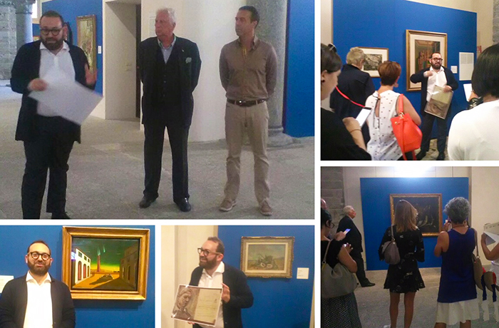 La mostra di De Chirico e De Pisis apre sabato per la “Note d’Arte”, la Notte Bianca di Domo. Video