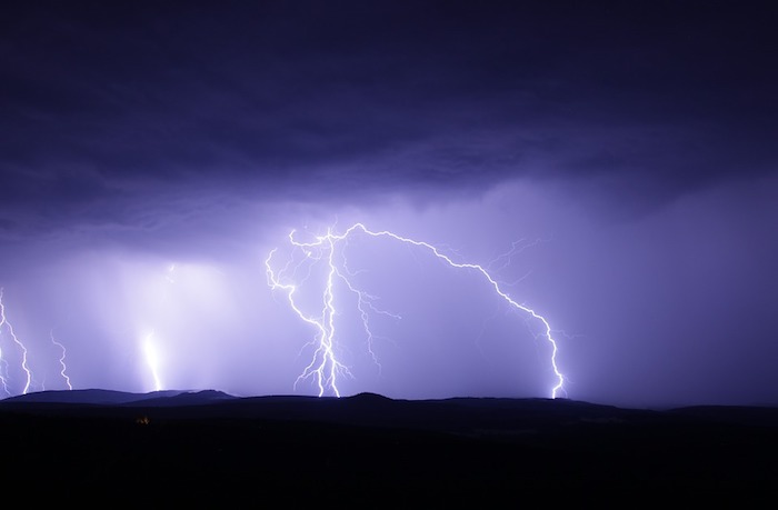 Temporali nella notte, caduti in un'ora oltre 50 millimetri di pioggia