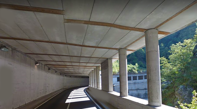 Vigezzo, lavori in notturna sulla 337 in prossimità della galleria di Masera