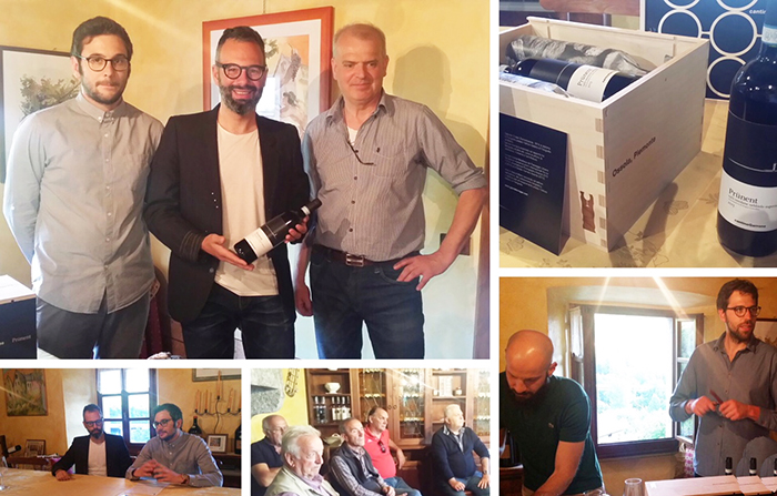 Del fotografo ossolano Gabriele Croppi le etichette di 200 esclusive bottiglie di Prünent 2015 Garrone. Video
