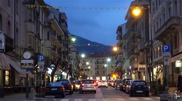 La bellezza di Domo in un video sul web, video e musica di due giovani ossolani