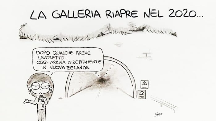 La nuova vignetta di Sapo: una galleria straordinaria