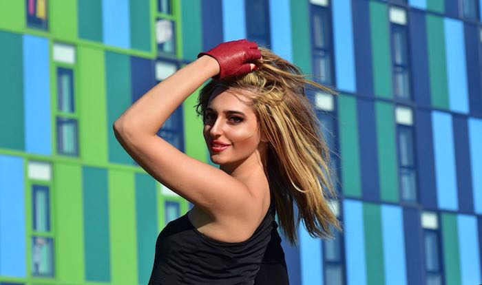 Selena Russo alla finale nazionale del concorso "Ragazza protagonista" 