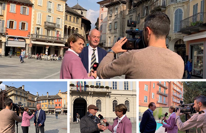 La Tv svizzera a Domo per il referendum per il ritorno del Vco in Lombardia