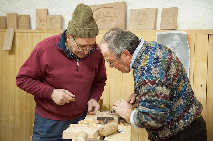 Il corso di intaglio su legno alla Scuola di Belle Arti Rossetti Valentini