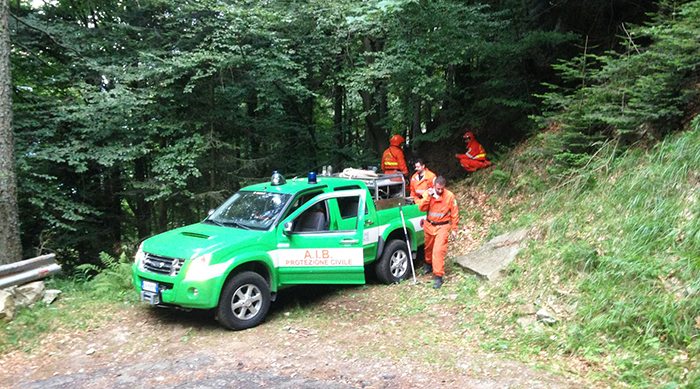 Principio d'incendio sui monti tra Pieve e Ornavasso per colpa di un fulmine