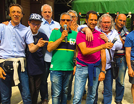 Da tutta Europa per il raduno degli ex della Casa del Fanciullo al trenino dei bimbi. Foto