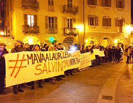 corta proteste salvini