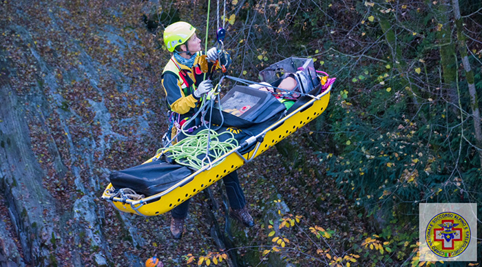 Esercitazione congiunta italo-svizzera del Soccorso Alpino. Video