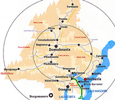 corta VCO Domo baricentrica