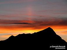 corta monte leone tramonto