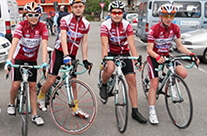 corta pedale ossolano schierati