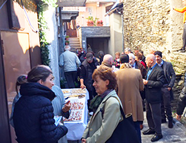 corta quartero inaugurazione fogna