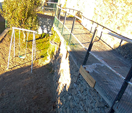 corta VILLA frazione Gaggio nuovo muro 2