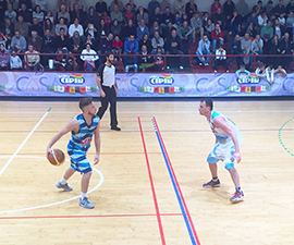 corta basket testa testa