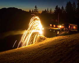 corta fuoco artificio baita