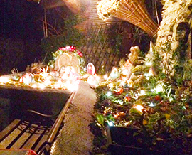 corta presepe acqua crodo notte