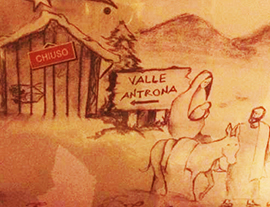 corta presepe migranti antrona chiuso