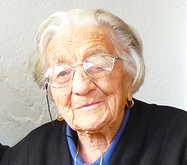 A 103 anni si è spenta Lidia Adobati, la decana della Valle Anzasca
