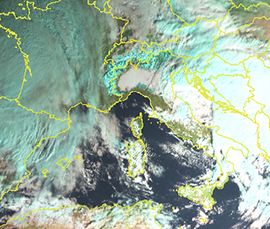 corta immagine satellite